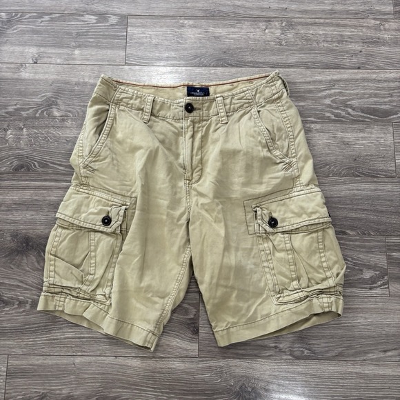 American Eagle Outfitters Other - American Eagle Outfitters Mens 32 Cargo Shorts Khaki Classic Casual Utility Y2K